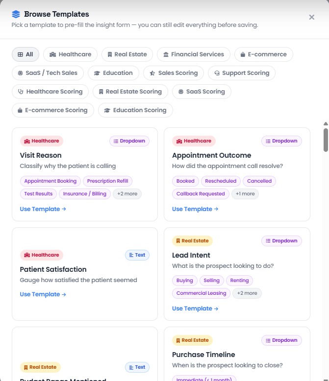 Browse Templates