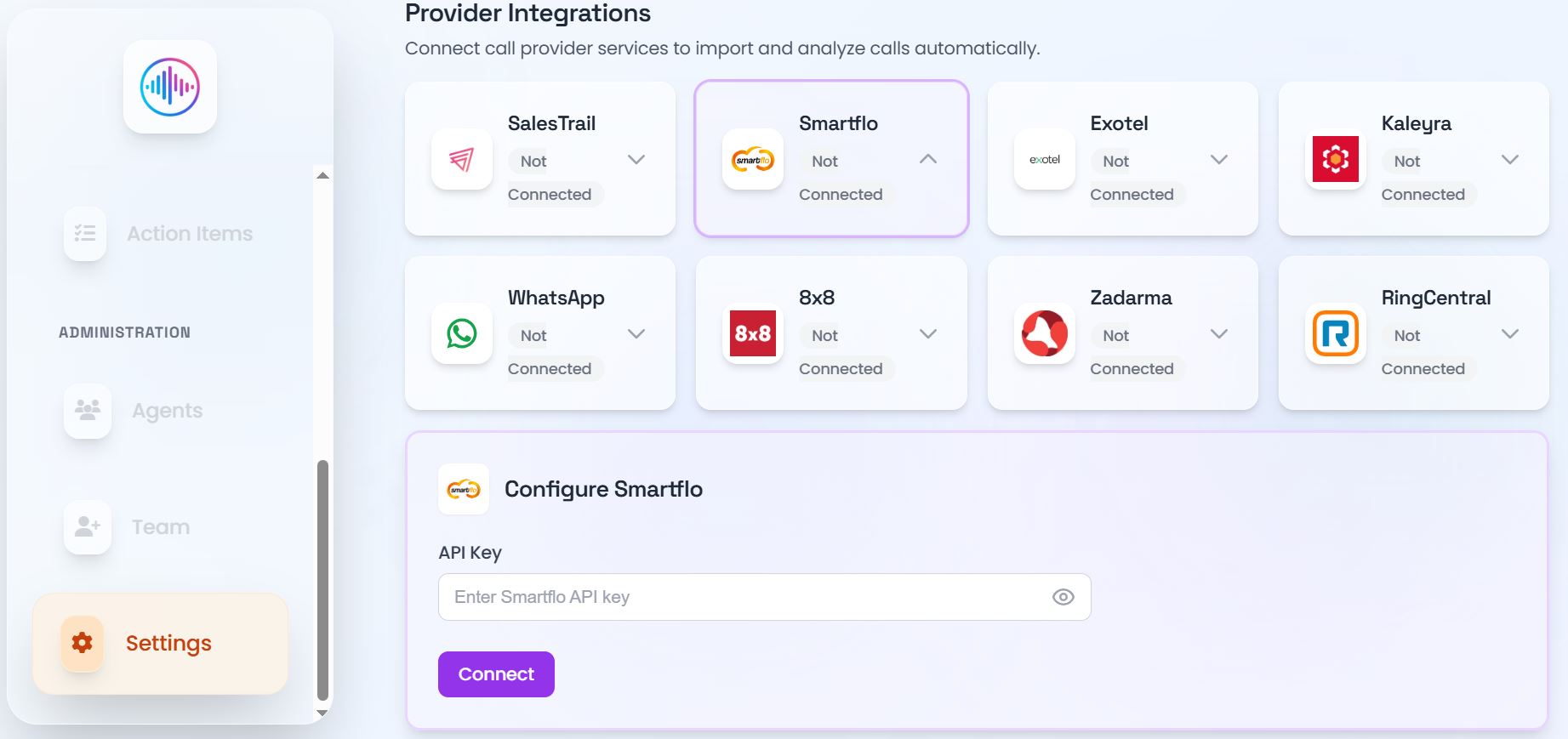 Smartflo connection