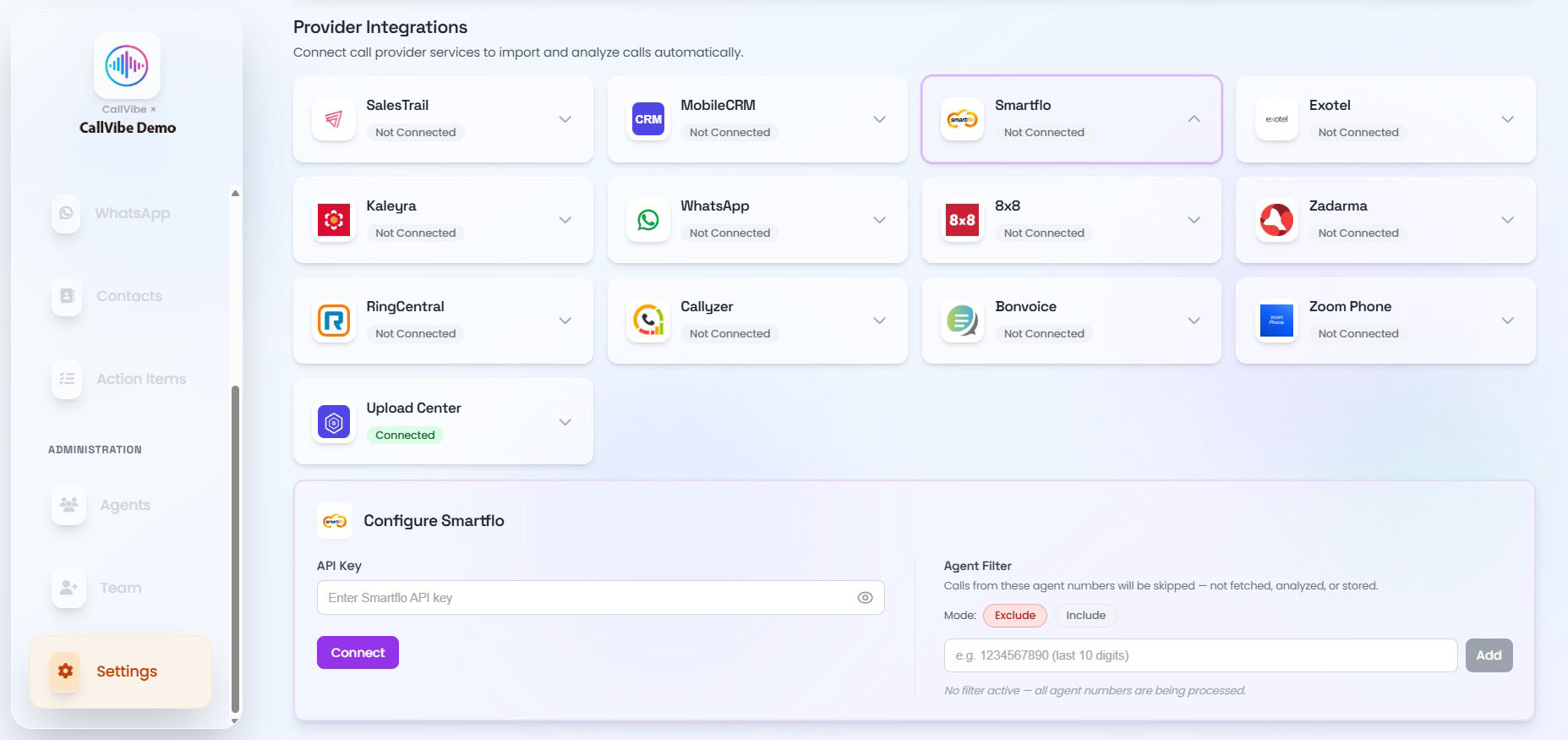 Smartflo connection